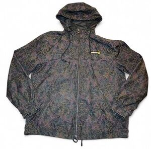Vintage Adidas Jacket Windbreaker Full Zip Multicolor Abstract Packable Men’s XL
